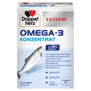 Doppelherz® system Omega-3 Konzentrat Kapseln, 60 Stück