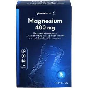 Gesundleben Magnesium 400 mg, 60 Kapseln 