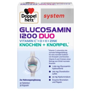 Doppelherz® system GLUCOSAMIN 1200 DUO, 60 Kps./Tbl.