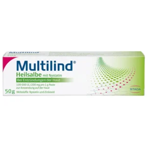 Multilind® Heilsalbe mit Nystatin 100.000 I.E./200 mg pro 1 g Paste zur Anwendung auf der Haut, 50 g* 