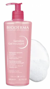 BIODERMA Sensibio Gel moussant, mildes, beruhigendes Mizellenreini­gungsgel, 200 ml 