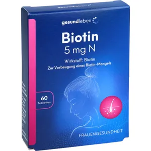Gesundleben Biotin 5 mg N Tabletten 60 Stück