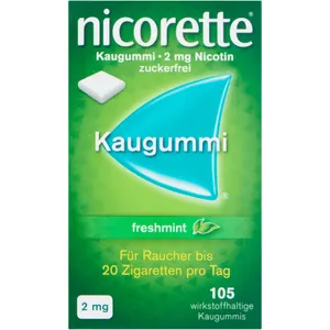 nicorette® Kaugummi 2 mg freshmint, 105 Stück*