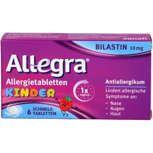 Allegra® Allergietabletten Kinder 10 mg Schmelztabletten, 6 Stück*