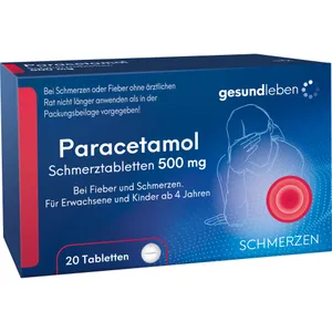 Gesundleben Paracetamol Schmerztabletten 500 mg, 20 Stück*