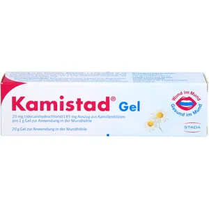 Kamistad® Gel 20 mg Lidocainhydrochlorid / 185 mg Auszug aus Kamillenblüten pro 1 g Gel zur Anwendung in der Mundhöhle, 20 g*