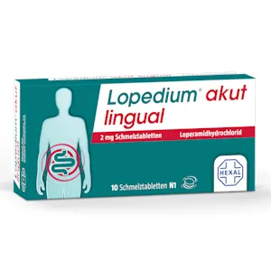 Lopedium® akut lingual 2 mg Schmelztabletten, 10 Stück*