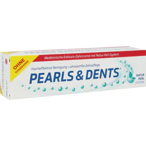 Pearls & Dents Medizinische Exklusiv-Zahncreme ohne Titandioxid, 100 ml