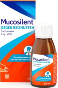 Mucosilent® gegen Reizhusten Levodropropizin 6 mg/ml Saft, 100 ml*