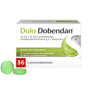 Dolo-Dobendan® 1,4 mg / 10 mg Lutschtabletten, 36 Stück*