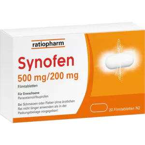 Synofen 500 mg / 200 mg Filmtabletten, 20 Stück*
