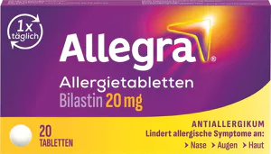 Allegra® Allergietabletten 20 mg Tabletten, 20 Stück*