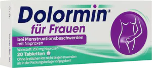 Dolormin® für Frauen bei Menstruationsbeschwerden mit Naproxen, 20 Stück*