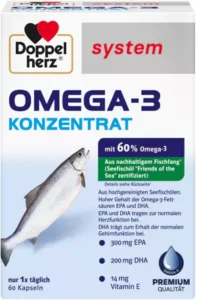 Doppelherz® system Omega-3 Konzentrat, Kapseln, 60 Stück