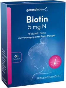 Gesundleben Biotin 5 mg N Tabletten, 60 Stück