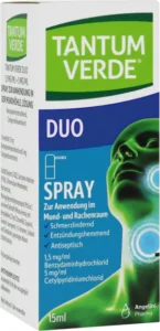 Tantum Verde® duo 1,5 mg/ml + 5 mg/ml Spray zur Anwendung in der Mundhöhle, Lösung, 15 ml*