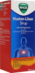 WICK Husten-Löser Sirup mit Honigaroma 200 mg/15 ml, 180 ml*