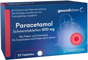 Gesundleben Paracetamol 500 mg Tabletten, 20 Stück* 