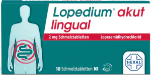 Lopedium® akut lingual 2 mg Schmelztabletten, 10 Stück*