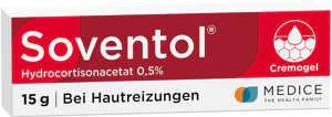Soventol® Hydrocortisonacetat 0,5 % 5 mg/g Creme, 15 g*