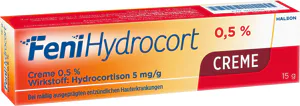 FeniHydrocort Creme 0,5 %, Hydrocortison mg/g, 15 g*