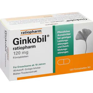 Ginkobil® ratiopharm 120 mg Filmtabletten, 120 Stück*