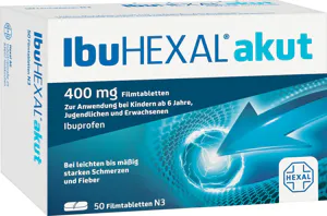 IbuHEXAL® akut 400 mg Filmtabletten, 50 Stück*