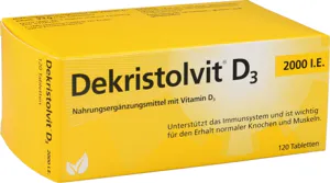 Dekristolvit® D3 2000 I.E. Tabletten, 120 Stück